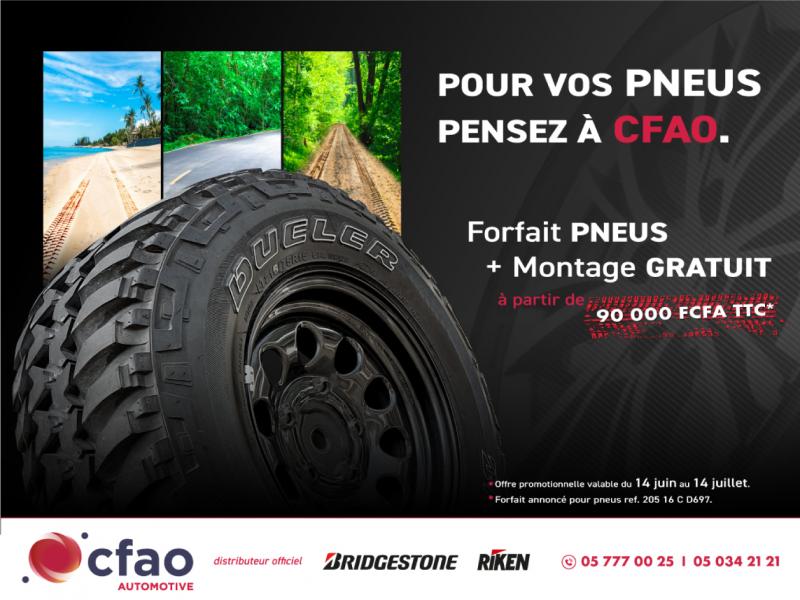 Promo spéciale pneus CFAO Congo